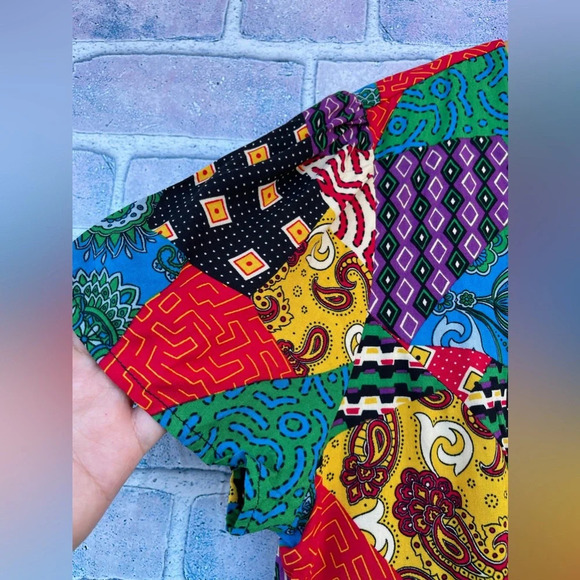 Dangerfield Patchwork Viscose Dress size AU 12/8 - Picture 6 of 13